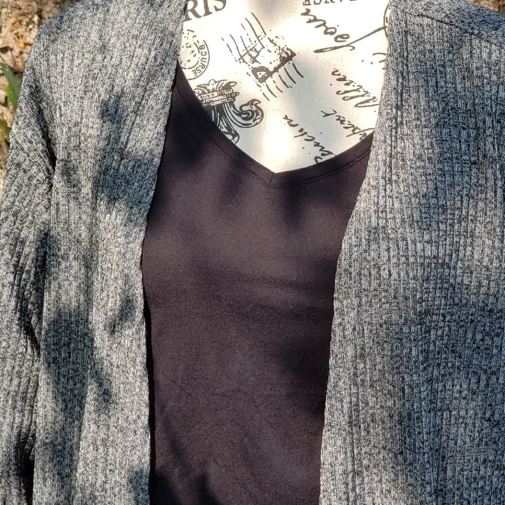 Patch Pocket Rib-knit Cardigan - Picture 5 of 6